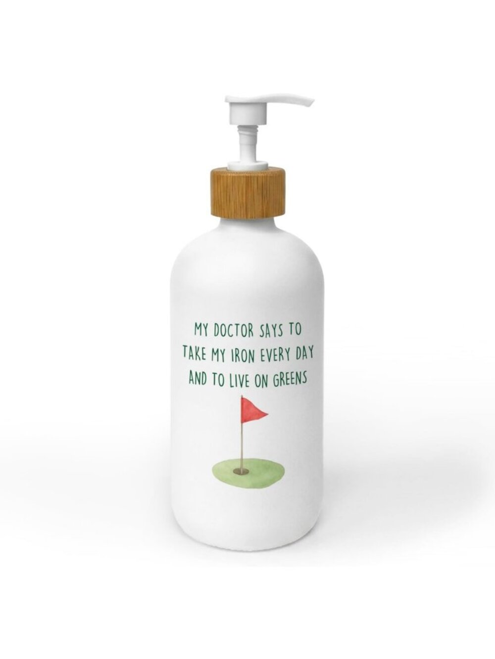 Humorous Golf Soap Dispenser - Fun Kitchen & Bathroom Pump for Hand Soap, Gift